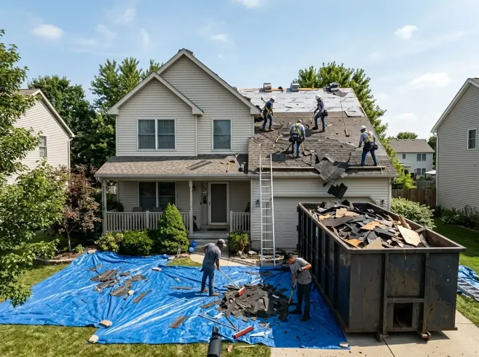 roof-replacement-debris-remova-004 — frequently asked questions, Cheapest Dumpster Rentals in Heber Springs, AR